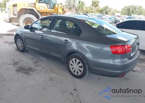 2013 Volkswagen Jetta 2.0L S from USA, damaged, VIN 3VW2K7AJ2DM202390